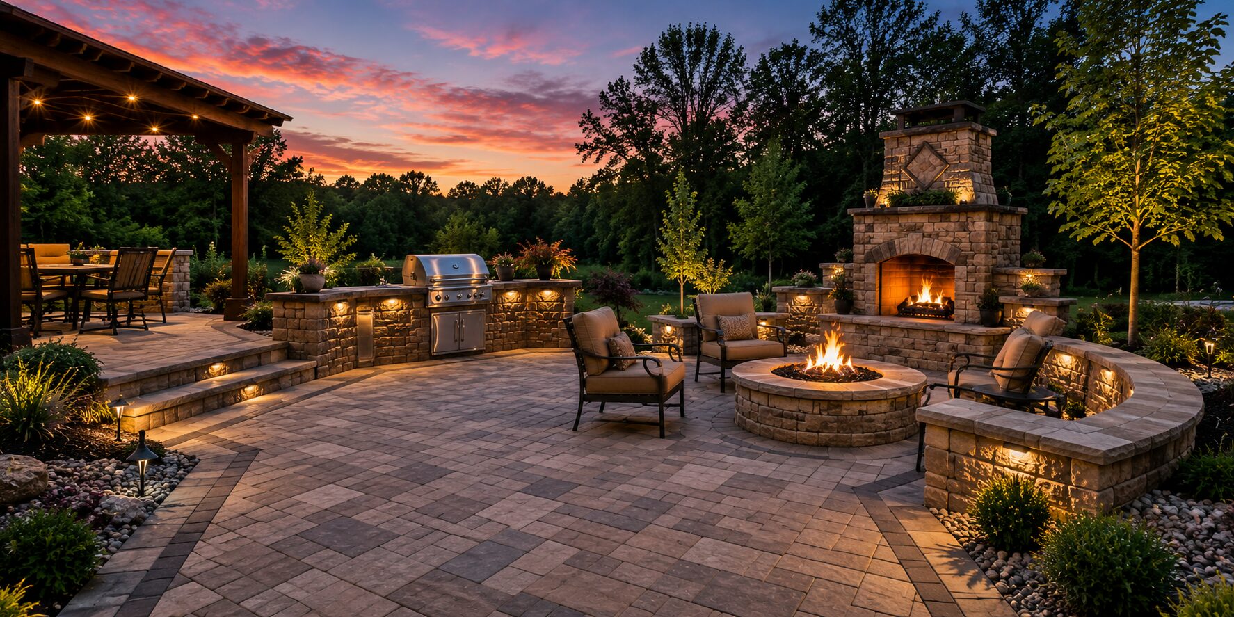 custom paver patios delaware chester montgomery county pennsylvania by Deck Craft Plus
