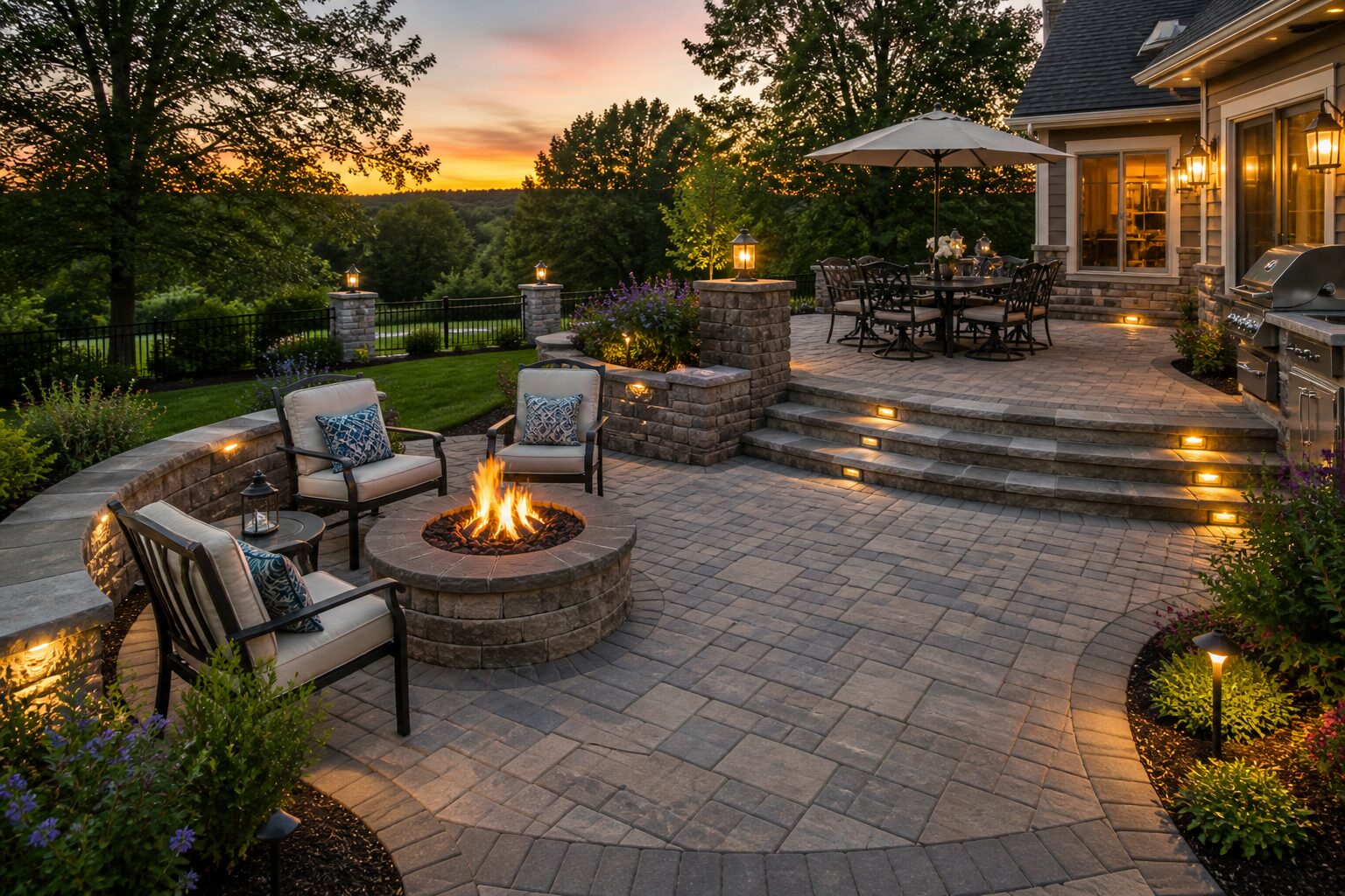 Paver Patio installation